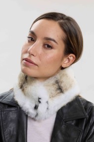 CUELLO DE PELO DE CONEJO CON CIERRE DE IMÁN PC-LLL5960-97