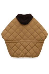 CHAQUETA ACOLCHADA TIPO CAPA CON CAPUCHA MODA MUJER VENTA POR MAYOR TY-M9311