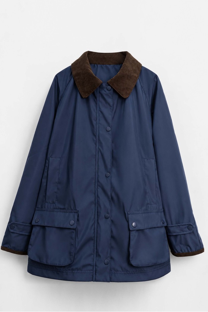 CHAQUETA ACOLCHADA CON CUELLO DE PANA PARA MUJER TY-M9157