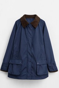 CHAQUETA ACOLCHADA CON CUELLO DE PANA PARA MUJER TY-M9157