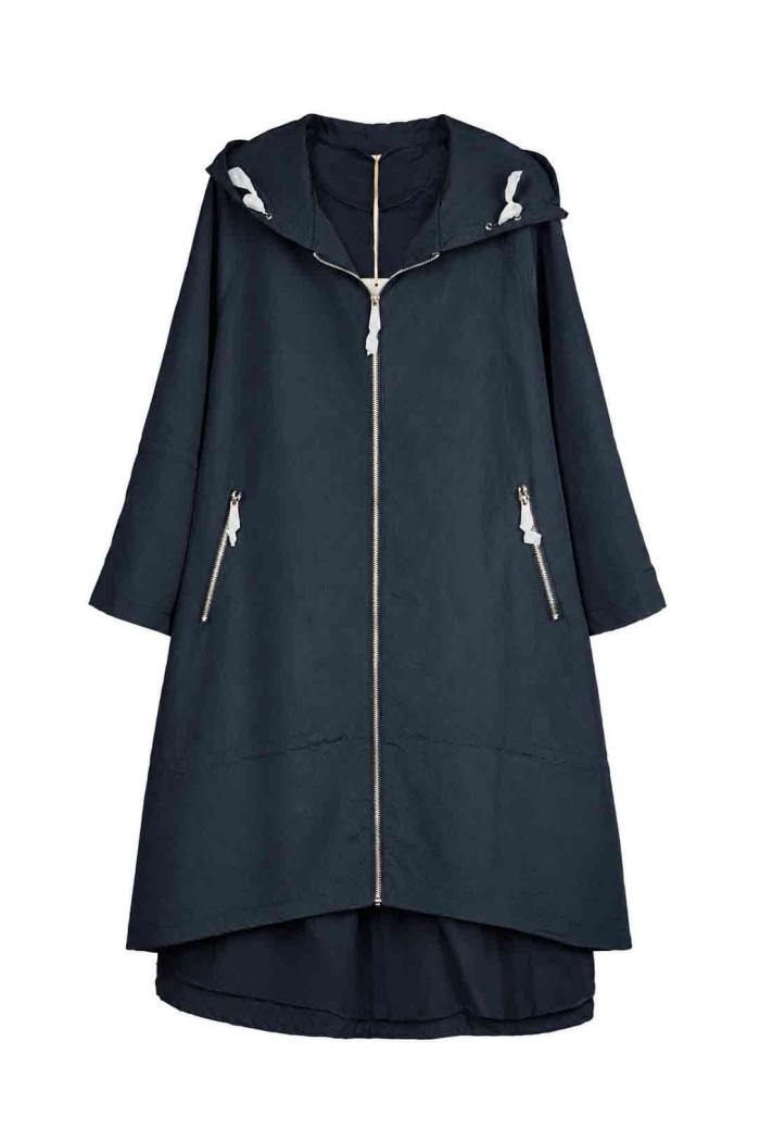 PARKA LARGA CON CAPUCHA Y CREMALLERA PARA MUJER TY-Z68827