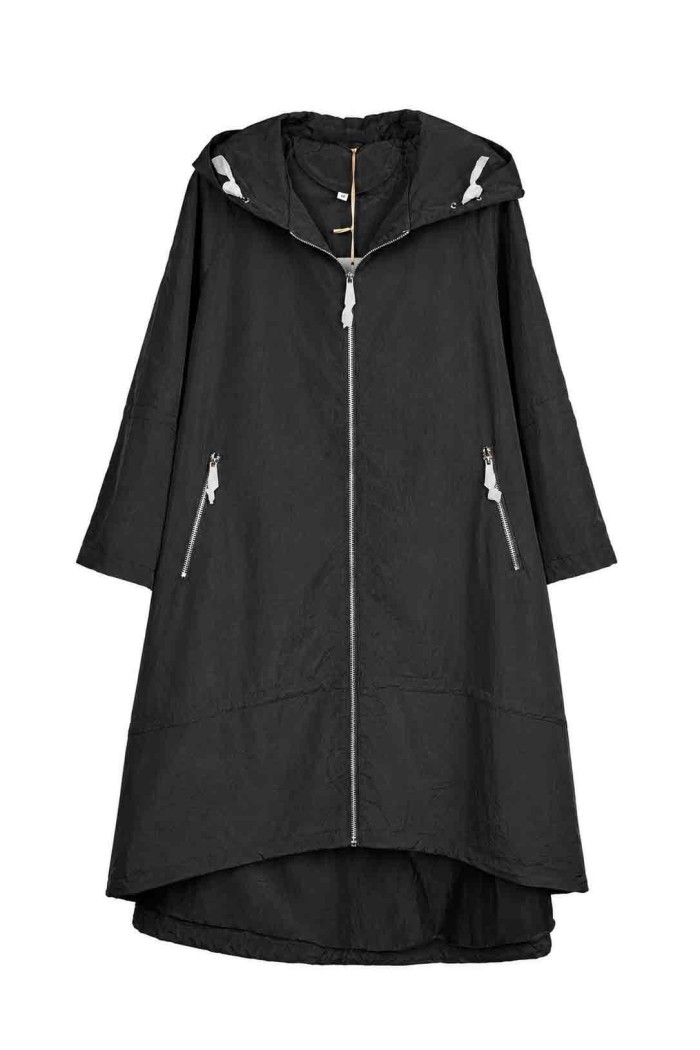PARKA LARGA CON CAPUCHA Y CREMALLERA PARA MUJER TY-Z68827