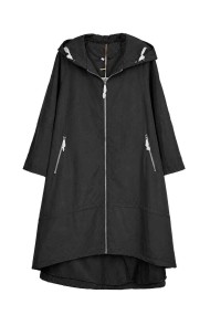 PARKA LARGA CON CAPUCHA Y CREMALLERA PARA MUJER TY-Z68827