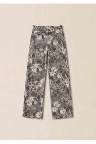 PANTALÓN VAQUERO ESTAMPADO FLORAL PARA MUJER TBPS19127