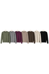 JERSEY DE PUNTO CUELLO REDONDO PARA MUJER VARIOS COLORES TBDA3730