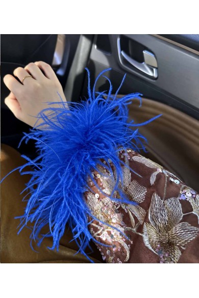 PUÑOS DE PLUMAS PARA MUJER VARIOS COLORES PC-YLM5833