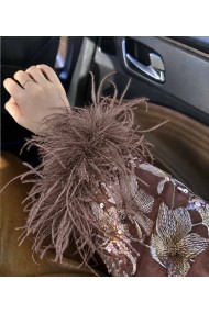 PUÑOS DE PLUMAS PARA MUJER VARIOS COLORES PC-YLM5833