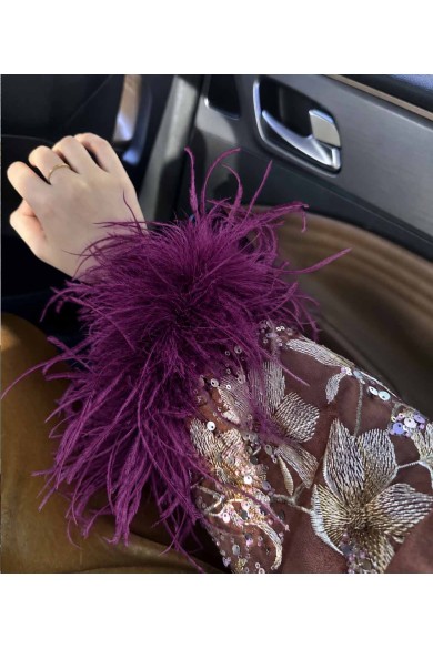 PUÑOS DE PLUMAS PARA MUJER VARIOS COLORES PC-YLM5833