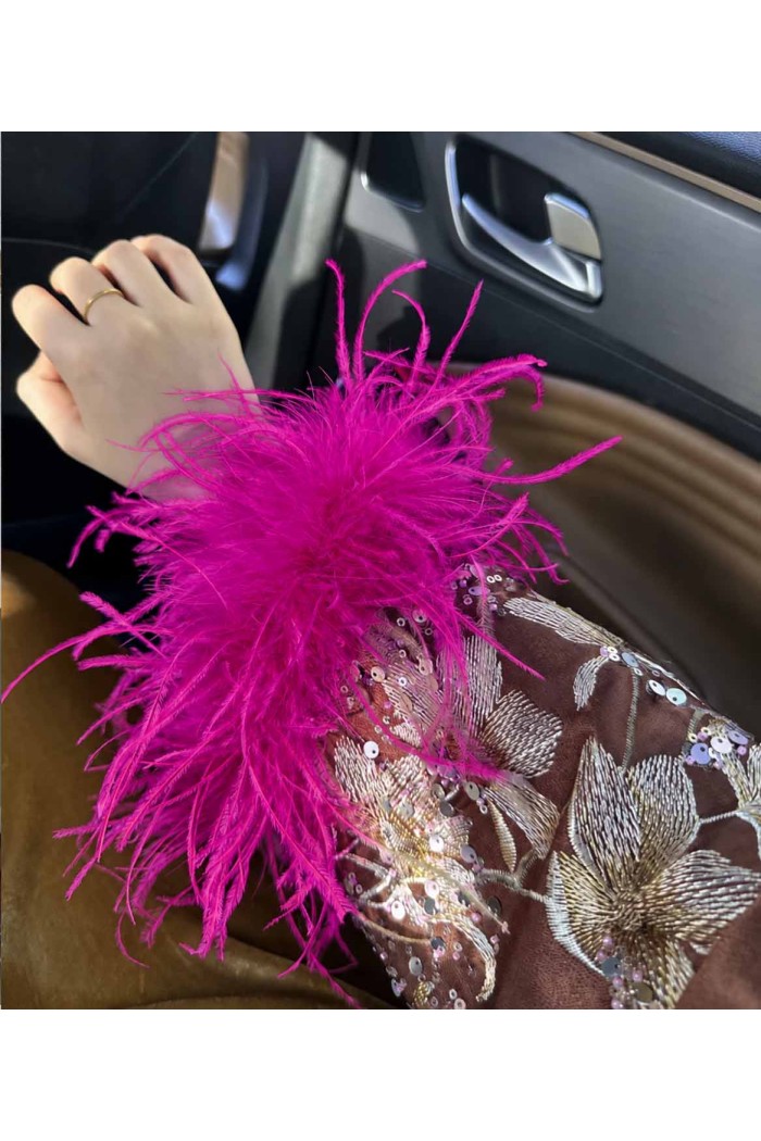 PUÑOS DE PLUMAS PARA MUJER VARIOS COLORES PC-YLM5833