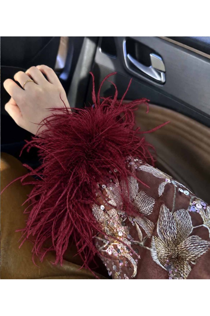 PUÑOS DE PLUMAS PARA MUJER VARIOS COLORES PC-YLM5833