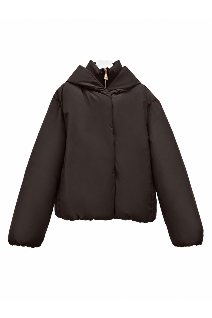 CHAQUETA ACOLCHADA CON CAPUCHA PARA MUJER VARIOS COLORES TY-M9555