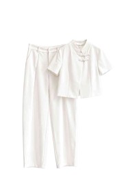 CONJUNTO DE CHAQUETA CORTA Y PANTALÓN FBZMA1767A