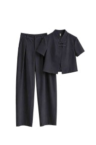CONJUNTO DE CHAQUETA CORTA Y PANTALÓN FBZMA1766A