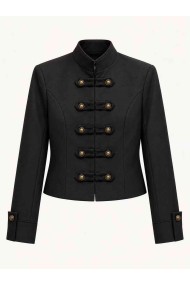 CHAQUETA CORTA ESTILO NAPOLEÓN CON BOTONES DECORATIVOS FBZMA1725