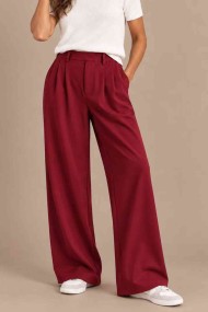 PANTALON PALAZZO DE TIRO ALTO CON PINZAS VARIOS COLORES FBZMR22573