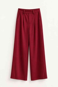 PANTALON PALAZZO DE TIRO ALTO CON PINZAS VARIOS COLORES FBZMR22573