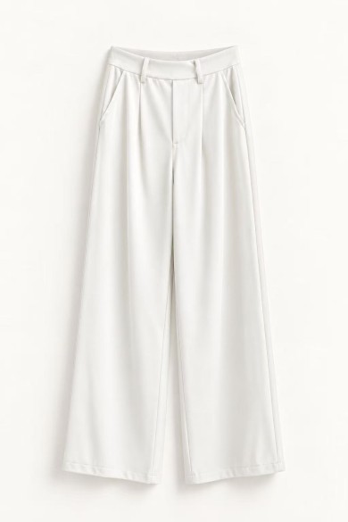 PANTALON PALAZZO DE TIRO ALTO CON PINZAS VARIOS COLORES FBZMR22568