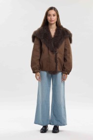 CHAQUETA CON CUELLO DE PELO PC-QP8808
