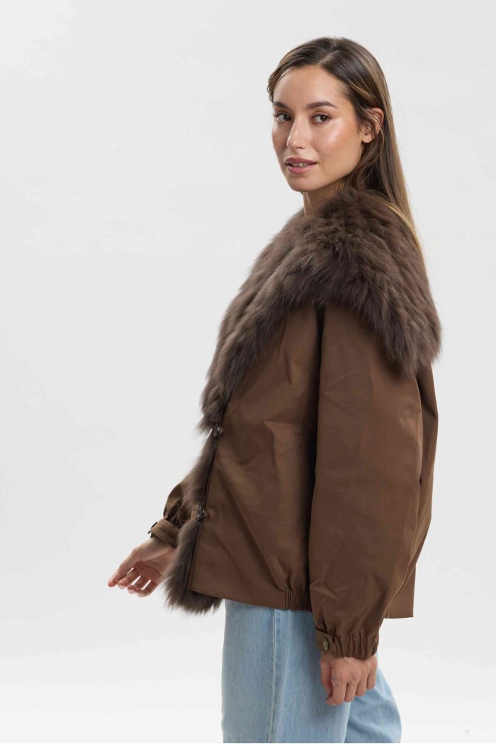 CHAQUETA CON CUELLO DE PELO PC-QP8808