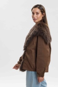 CHAQUETA CON CUELLO DE PELO PC-QP8808