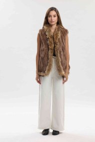CHALECO DE PELO DE CONEJO PC-LLL5965