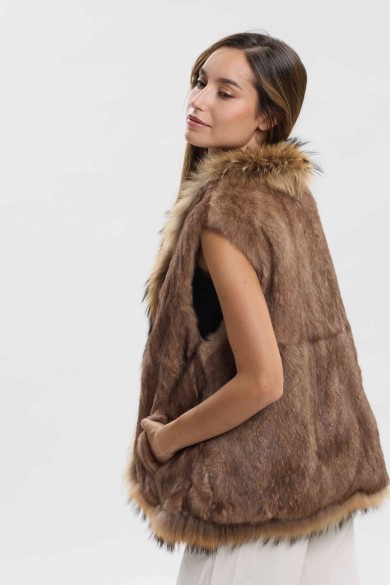 CHALECO DE PELO DE CONEJO PC-LLL5965