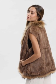 CHALECO DE PELO DE CONEJO PC-LLL5965