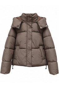 CHAQUETA ACOLCHADA CON CAPUCHA DESMONTABLE KAKI TY-M9510