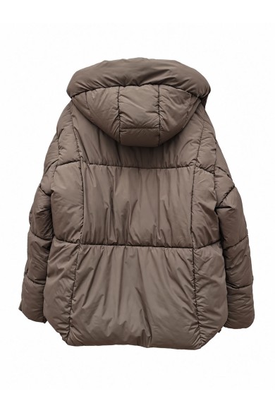 CHAQUETA ACOLCHADA CON CAPUCHA DESMONTABLE KAKI TY-M9510