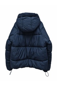 CHAQUETA ACOLCHADA CON CAPUCHA AZUL MARINO TY-M9568