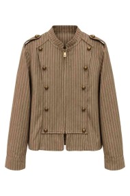 CHAQUETA DE RAYAS ESTILO NAPOLEÓN TY-M8816
