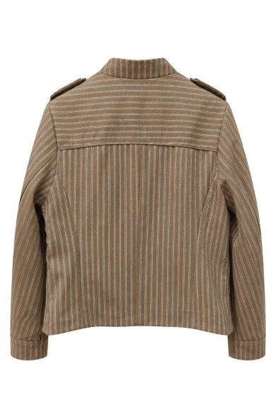 CHAQUETA DE RAYAS ESTILO NAPOLEÓN TY-M8816