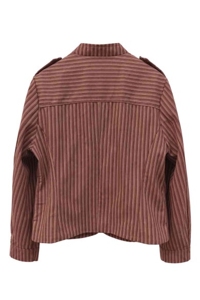 CHAQUETA DE RAYAS ESTILO NAPOLEÓN TY-M8816