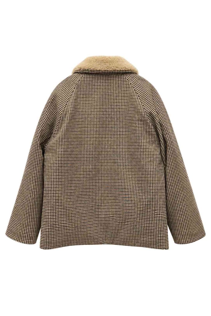 CHAQUETA ACOLCHADA CON CUELLO DE PELO SINTÉTICO TY-M9610