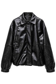CHAQUETA DE POLIPIEL EFECTO COCODRILO TY-M9617