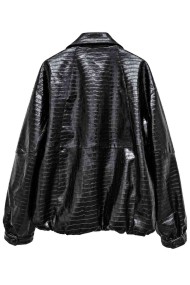 CHAQUETA DE POLIPIEL EFECTO COCODRILO TY-M9617