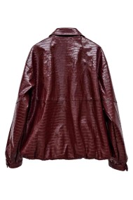 CHAQUETA DE POLIPIEL EFECTO COCODRILO TY-M9617