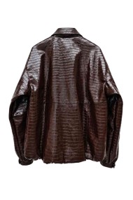CHAQUETA DE POLIPIEL EFECTO COCODRILO TY-M9617