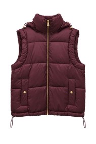 CHALECO ACOLCHADO CON CAPUCHA DESMONTABLE TY-M9570