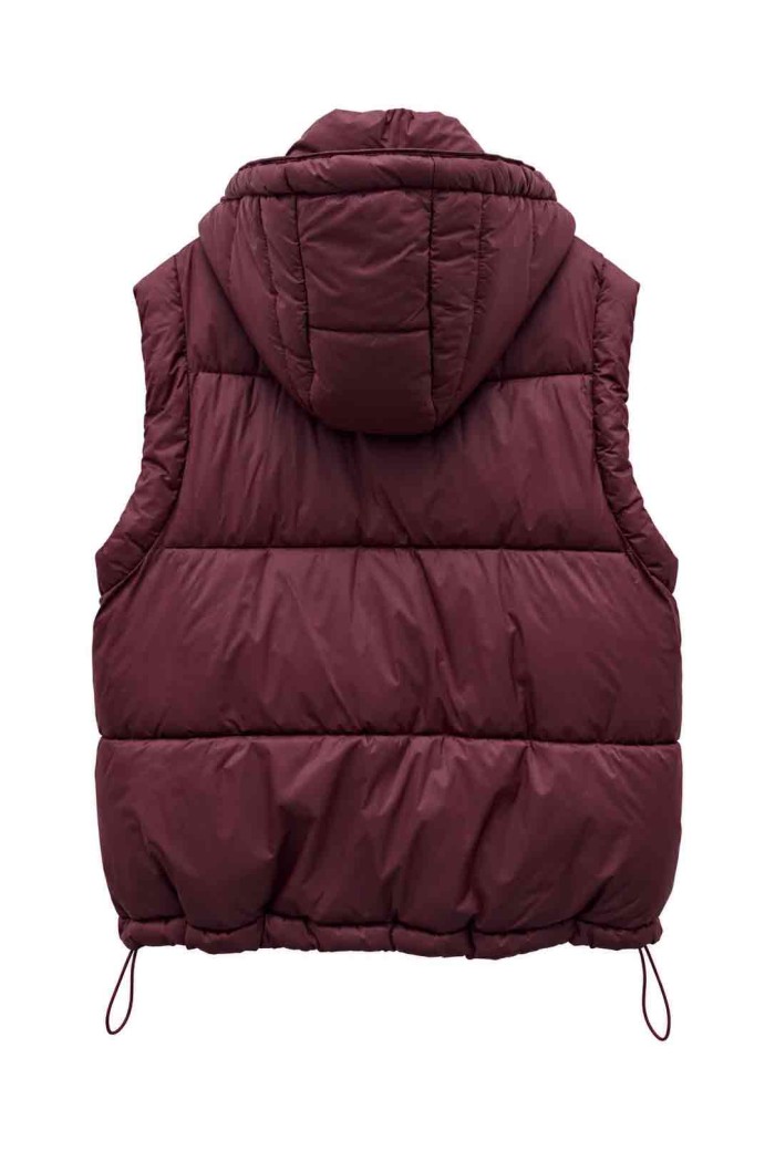 CHALECO ACOLCHADO CON CAPUCHA DESMONTABLE TY-M9570