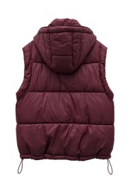 CHALECO ACOLCHADO CON CAPUCHA DESMONTABLE TY-M9570