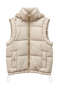 CHALECO ACOLCHADO CON CAPUCHA DESMONTABLE TY-M9570