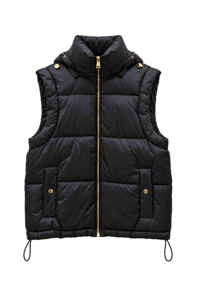 CHALECO ACOLCHADO CON CAPUCHA DESMONTABLE TY-M9570