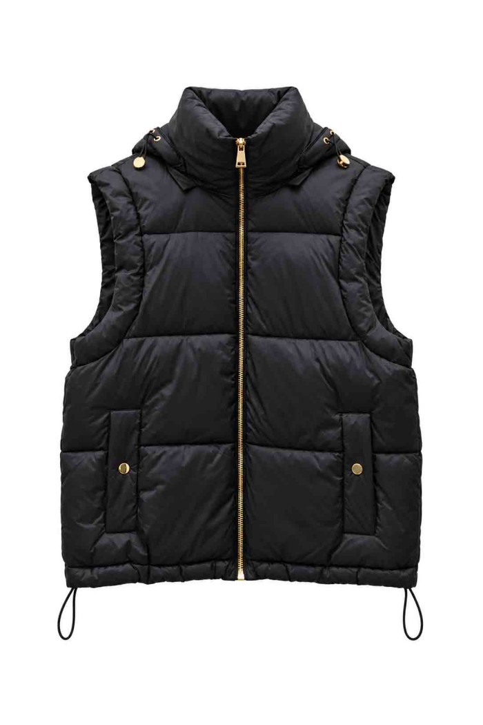 CHALECO ACOLCHADO CON CAPUCHA DESMONTABLE TY-M9570