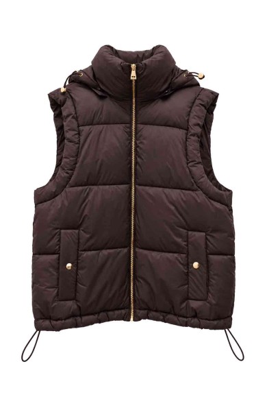 CHALECO ACOLCHADO CON CAPUCHA DESMONTABLE TY-M9570