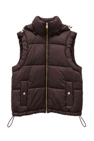 CHALECO ACOLCHADO CON CAPUCHA DESMONTABLE TY-M9570