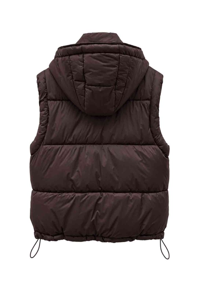 CHALECO ACOLCHADO CON CAPUCHA DESMONTABLE TY-M9570