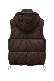 CHALECO ACOLCHADO CON CAPUCHA DESMONTABLE TY-M9570