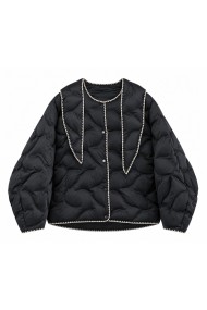 CHAQUETA ACOLCHADA CON CUELLO PAÑUELO FBMZJ16519