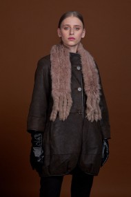 BUFANDA DE PIEL DE CONEJO TEJIDO A MANO VARIOS COLORES Bufanda PC-WPH5481-03